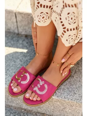 Damen-Flip-Flops S.BARSKI KV27-052 FUCHSIE