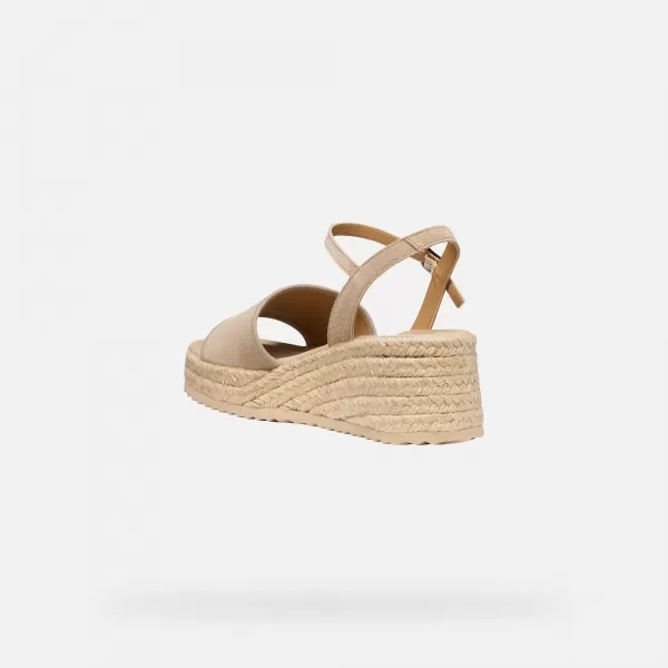  Damensandalen GEOX ALEMERIA G012887 BEIGE 