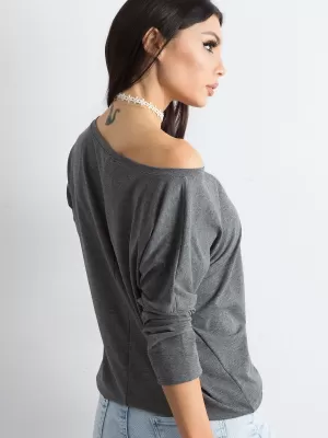 Damenbluse BASIC FEEL GOOD RV-BZ-4691.36P DUNKELGRAU