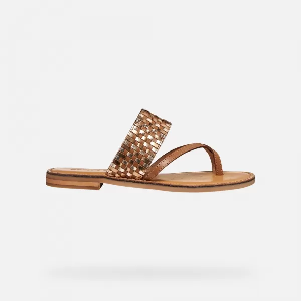  Damensandalen GEOX MADDALUSIAC G013192 BRAUN 