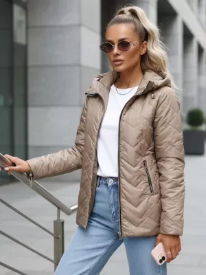 Damenjacke DSTREET TY5609 KARAMELL