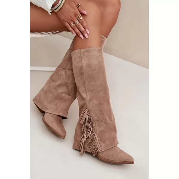  Damenschuhe mit Absatz BOTO ZALIA 38568 KHAKI 