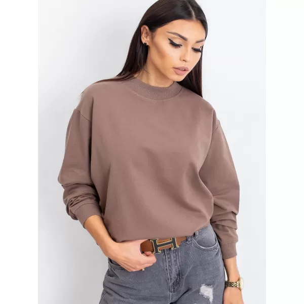  Damen-Sweatshirt BASIC FEEL GOOD RV-BL-5185.92P BRAUN 