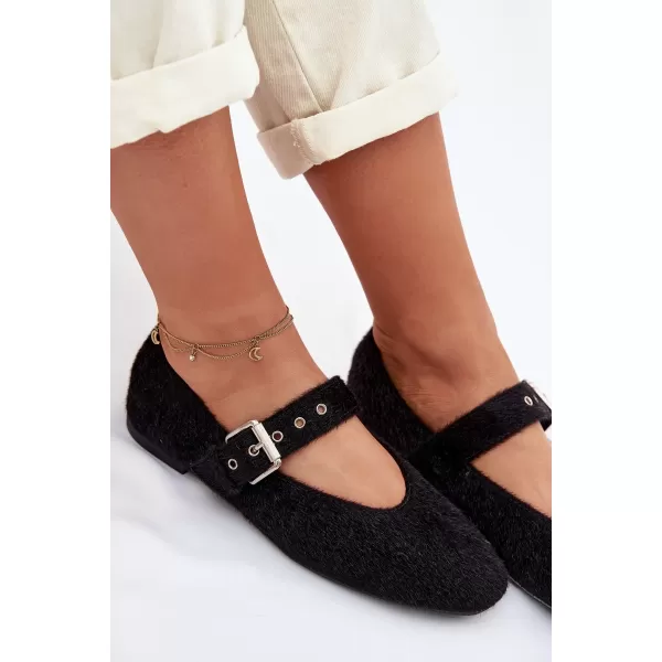  Ballerinas für Damen BOTO PAMIRA 42070 SCHWARZ 