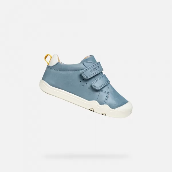  Turnschuhe für Jungen GEOX STEPPIEUP B465WA000CLC4017 BLAU 