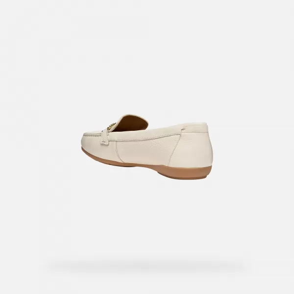  Damenmokassins GEOX ANNYTAH MOC G012825 CREMIG 