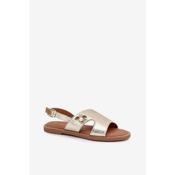 Damensandalen VINCEZA 17378 GOLD 