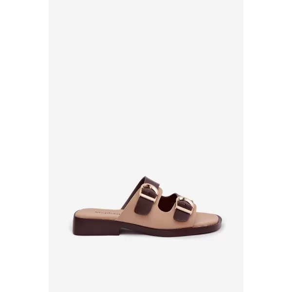  Damenhausschuhe BOTO DANELLE 41337 KAFFEE/BEIGE 