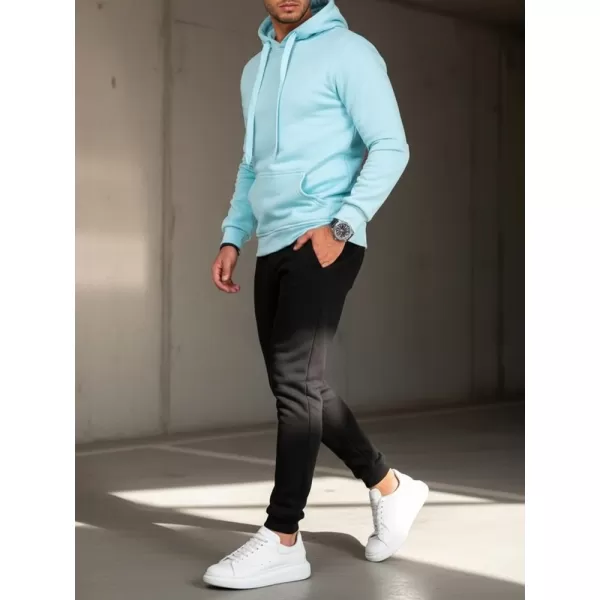  Herren-Set DSTREET AX0650 HELLBLAU/SCHWARZ 
