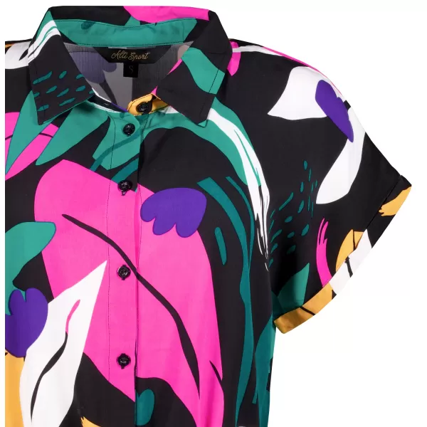  Kleid ALTISPORT HANNYA SCHWARZES MUSTER 