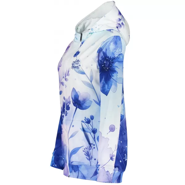  Hochwertiges Damen-Sweatshirt mit Reißverschluss ALTISPORT VOJ/ALW127MI02 BLAU/LILA 