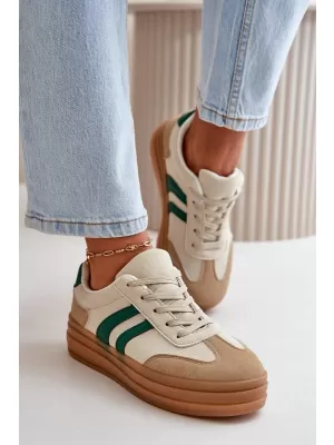 Damen-Sneaker EVENTO NESONICE BEIGE/GRÜN