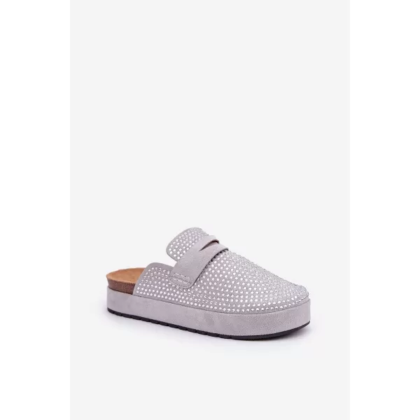  Damenhausschuhe BOTO DEORANI 35467 SILBER 