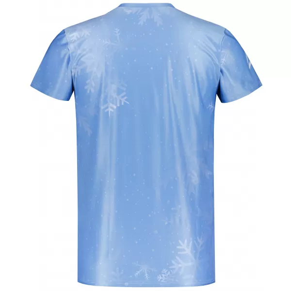  Herren-Weihnachtsshirt Premium ALTISPORT VOJ/ALMVN7TR06 HELLBLAU 