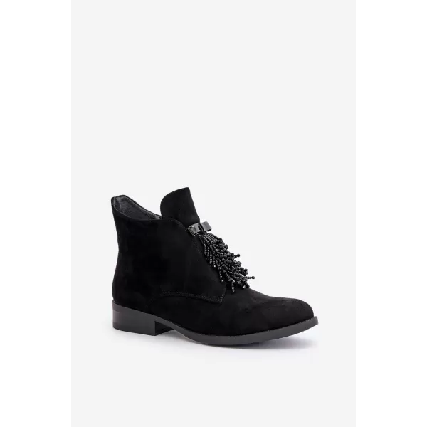  Damenschuhe S.BARSKI HY42-715 SCHWARZ 