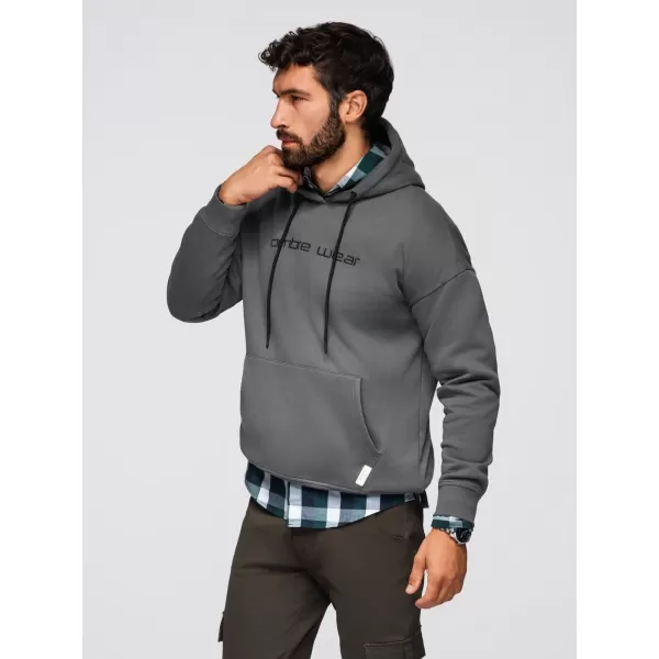  Herren-Sweatshirt OMBRE OM-SSNZ-0241 GRAPHIT 