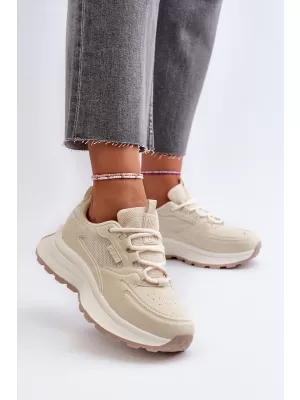 Damen-Sneaker BIG STAR NN274A105 BEIGE Big Star Shoes