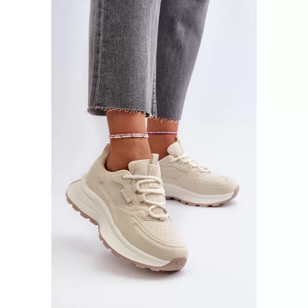  Damen-Sneaker BIG STAR NN274A105 BEIGE Big Star Shoes 