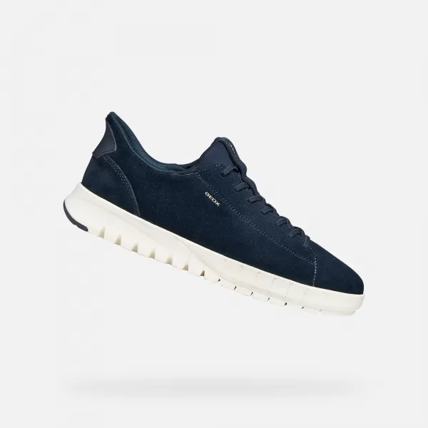 Herren-Sneaker GEOX FLEXTRIDE PLUS FAST IN G014647 DUNKELBLAU 