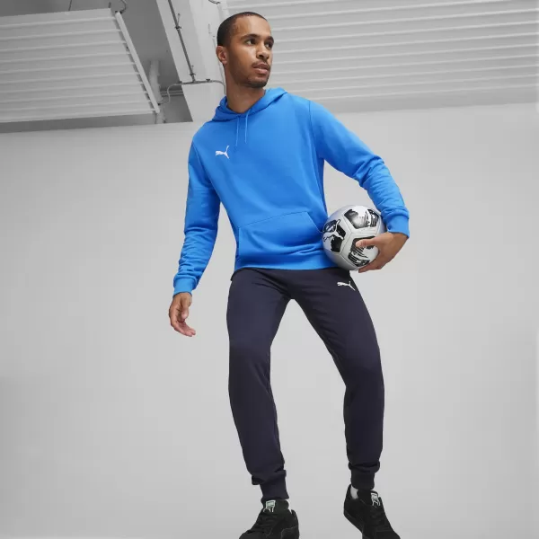 Herren-Sweatshirt PUMA TEAMGOAL CASUALS HOODY 658618_02 IGNITE BLUE/ IGNITE BLAU/PUMA WEIß 