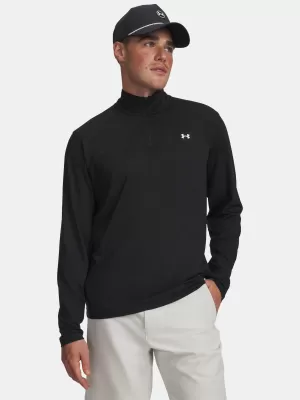 Herren-T-Shirt UNDER ARMOUR T2G 1/4 ZIP 6010129-001 SCHWARZ