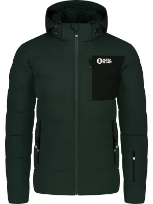 Herren-Winterjacke NORDBLANC BRAMBLE NBWJM8258 DUNKELGRÜN