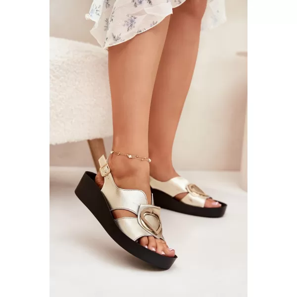  Damensandalen S.BARSKI KV51-031 GOLD 