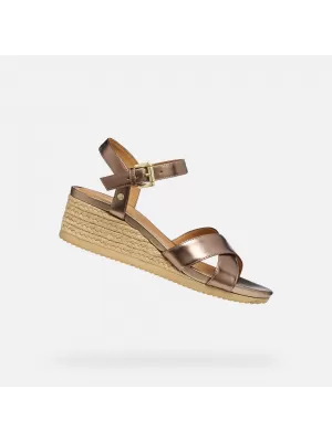 Damensandalen GEOX ISCHIA CORDA G012728 BEIGE