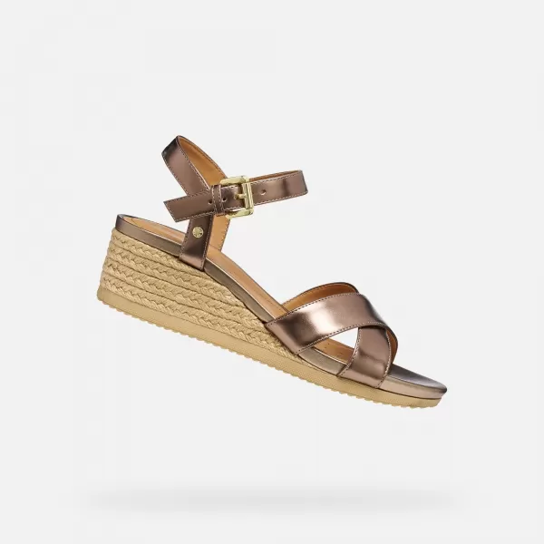  Damensandalen GEOX ISCHIA CORDA G012728 BEIGE 