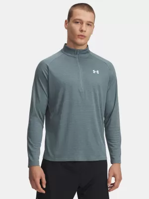 Herren-T-Shirt UNDER ARMOUR UA TECH TEXTURED 1/2 ZIP 1382797-587 BLAU