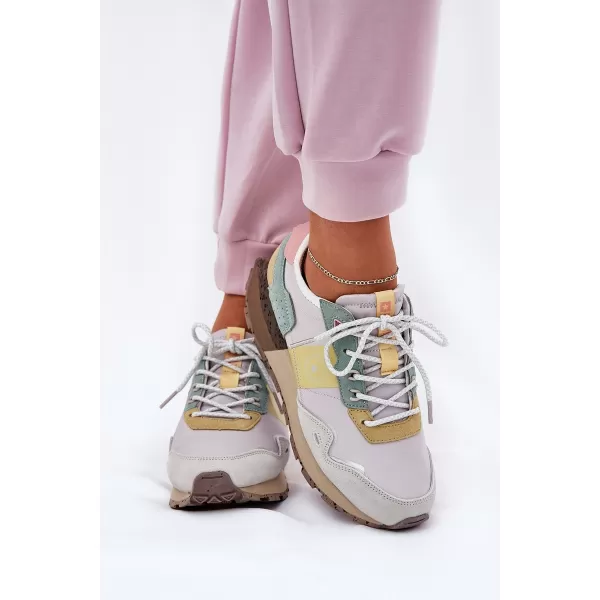  Damenschuhe BIG STAR RR274244 GELB/GRAU Big Star Shoes 