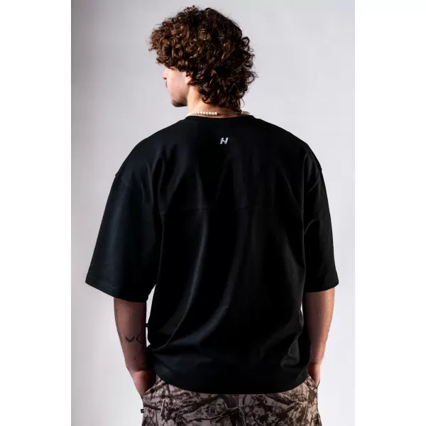  Übergroßes T-Shirt POWER 898 BLACK Nebbia 