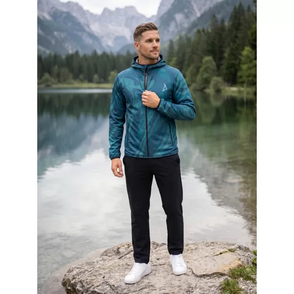  Premium-Softshelljacke für Herren ALTISPORT VOJ/ALM072JACK01 KEROSIN 