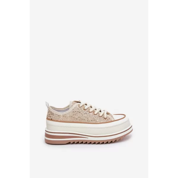  Damen-Sneaker S.BARSKI BF51-101 BEIGE 