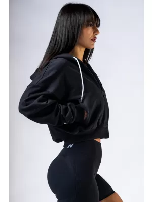 Kapuzenpullover mit Reißverschluss POWER 895 BLACK Nebbia