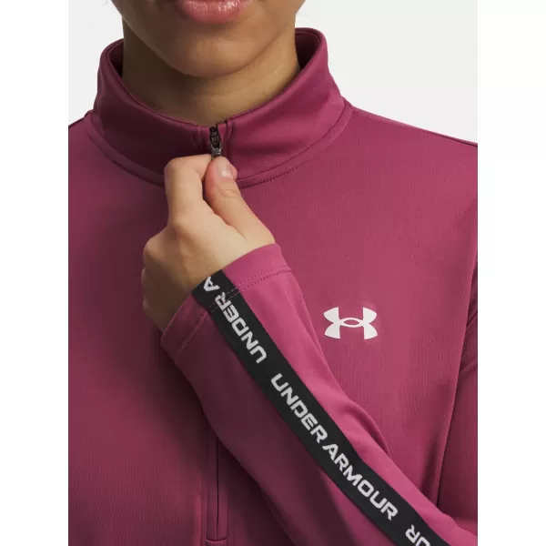  Damen-Sweatshirt UNDER ARMOUR UA TECH WM TAPE HALF ZIP 6005100-659 ROT 