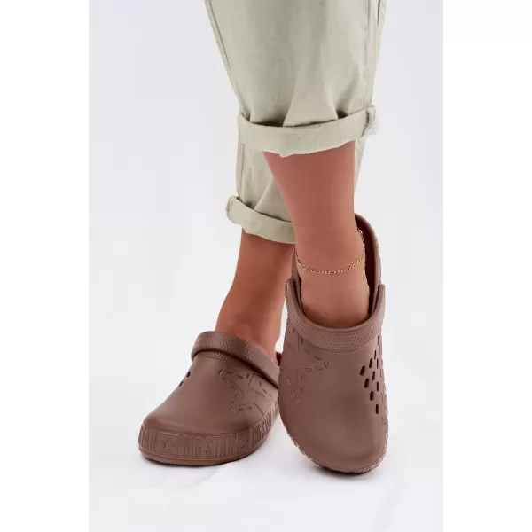  Damenhausschuhe BIG STAR TT274A085 BRAUN/BEIGE Big Star Shoes 