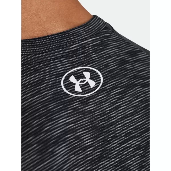  Herren-T-Shirt UNDER ARMOUR TECH TEXTURED SS 1382796-001 SCHWARZ 
