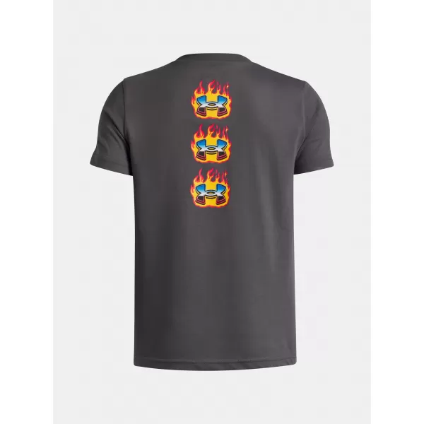  T-Shirt für Jungen UNDER ARMOUR UA FLAME WM SS 6005059-025 GRAU 