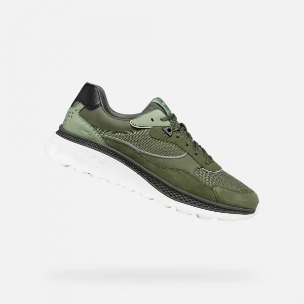  Herren-Sneaker GEOX SPHERICA ACTIF X1 G014566 KHAKI 