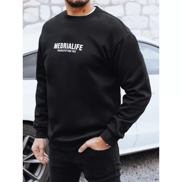  Herren-Sweatshirt DSTREET BX5922 SCHWARZ 