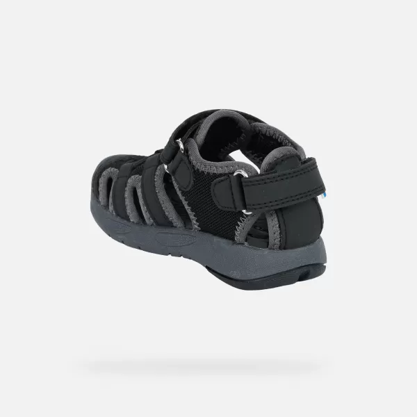  Sandalen für Jungen GEOX MULTY B650FA05014C9999 SCHWARZ 