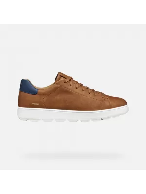 Herren-Sneaker GEOX SPHERICA ECUB-1 G014537 HELLBRAUN