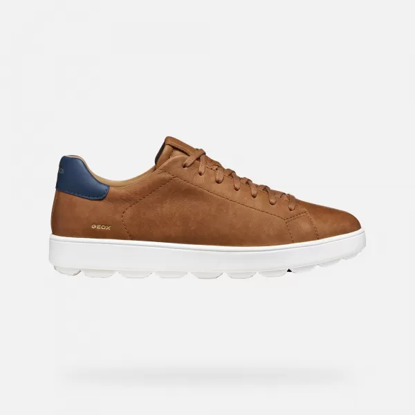  Herren-Sneaker GEOX SPHERICA ECUB-1 G014537 HELLBRAUN 