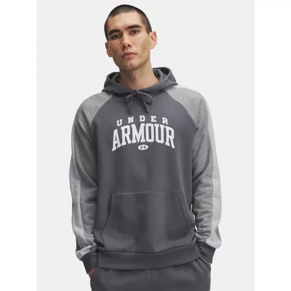  Herren-Sweatshirt UNDER ARMOUR UA RIVAL FLC CB HOOD 6003958-025 GRAU 