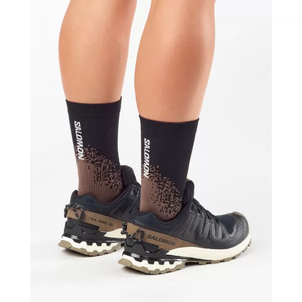  Damenschuhe SALOMON XA PRO 3D V9 GTX LIFELONG W L47999700 SCHWARZ/KOJOTENBRAUN/VANILLEEIS 