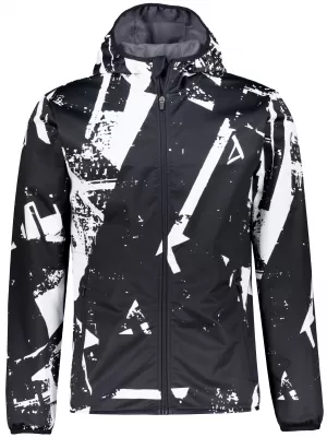 Premium-Softshelljacke für Herren ALTISPORT VOJ/ALM079JACK01 SCHWARZ UND WEIß