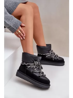 Schneemänner für Frauen D.FRANKLIN DFSH375003 SCHWARZ