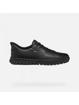 Herren-Sneaker GEOX FLEXTRIDE PLUS G014652 SCHWARZ