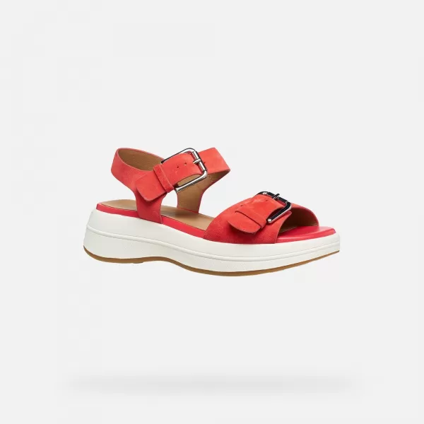  Damensandalen GEOX SPHERICA ECUB-3 S G012855 ROT 